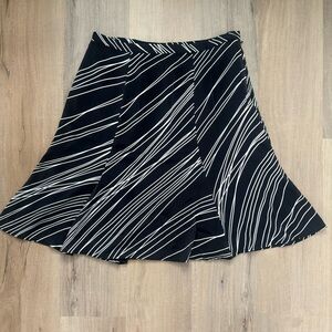 Valerie Stevens Scandi Neutral Simple Soft Silk Short A-Line Women’s Skirt